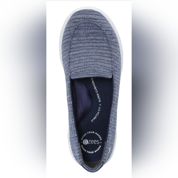 👟Bzees👟 Get Movin Slip On, Navy,6.5 Ladies NWT - Picture 4 of 8